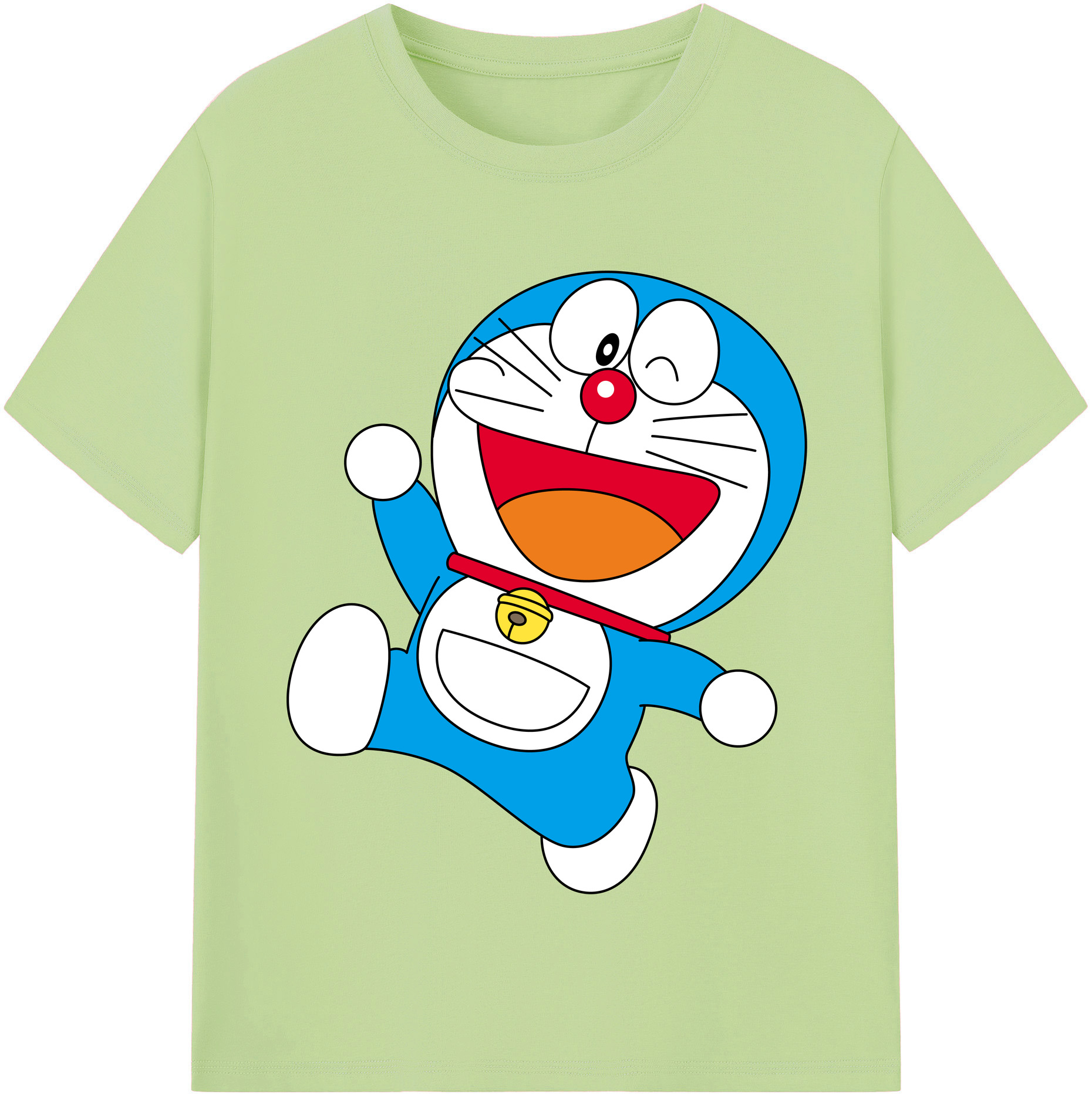 （画像用） ドラえもん Doraemon 綿100％半袖Tシャツ（フロントプリント）